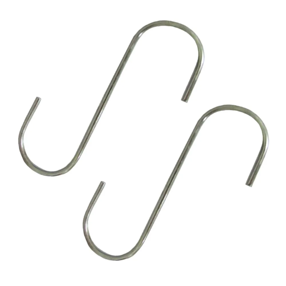 (2) 5 Steel S-Hooks For Various Household and Yard & Garden Applications