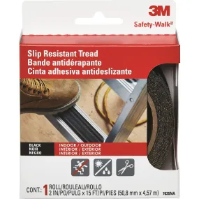 3M Safety Walk Step & Ladder Tread Tape, 2x180, Black (MMM7635NA)