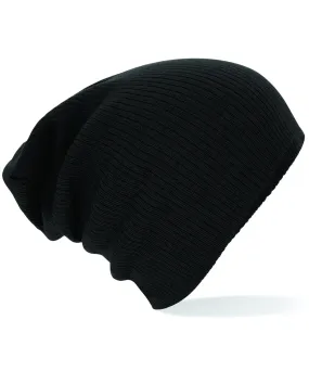 Black - Slouch beanie