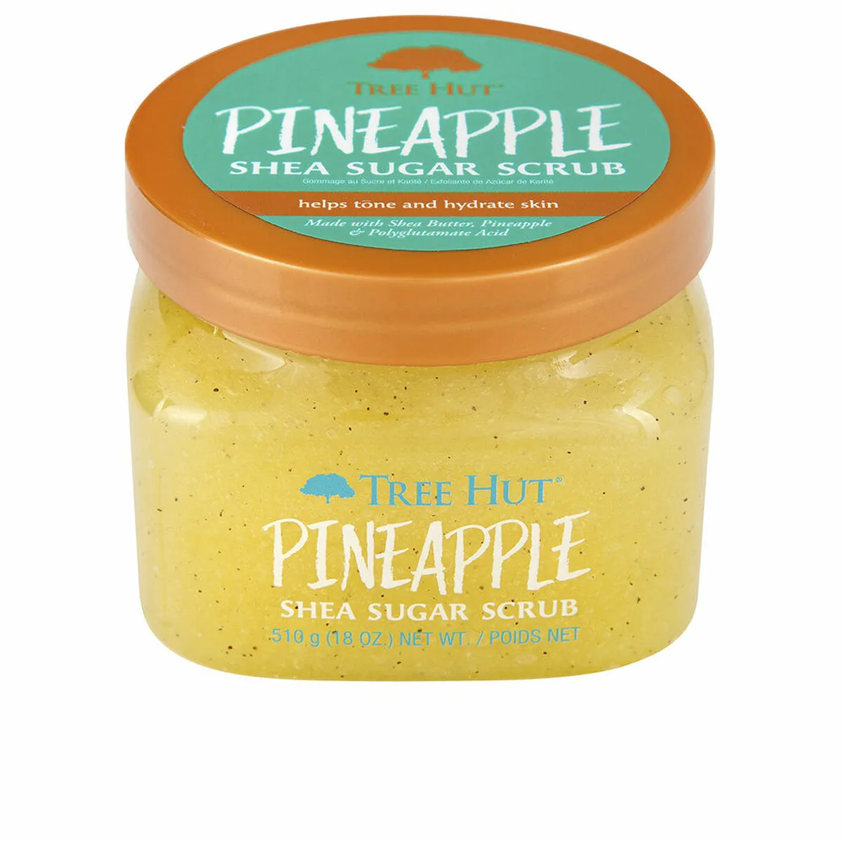 Body Exfoliator Tree Hut   Pineapple 510 g