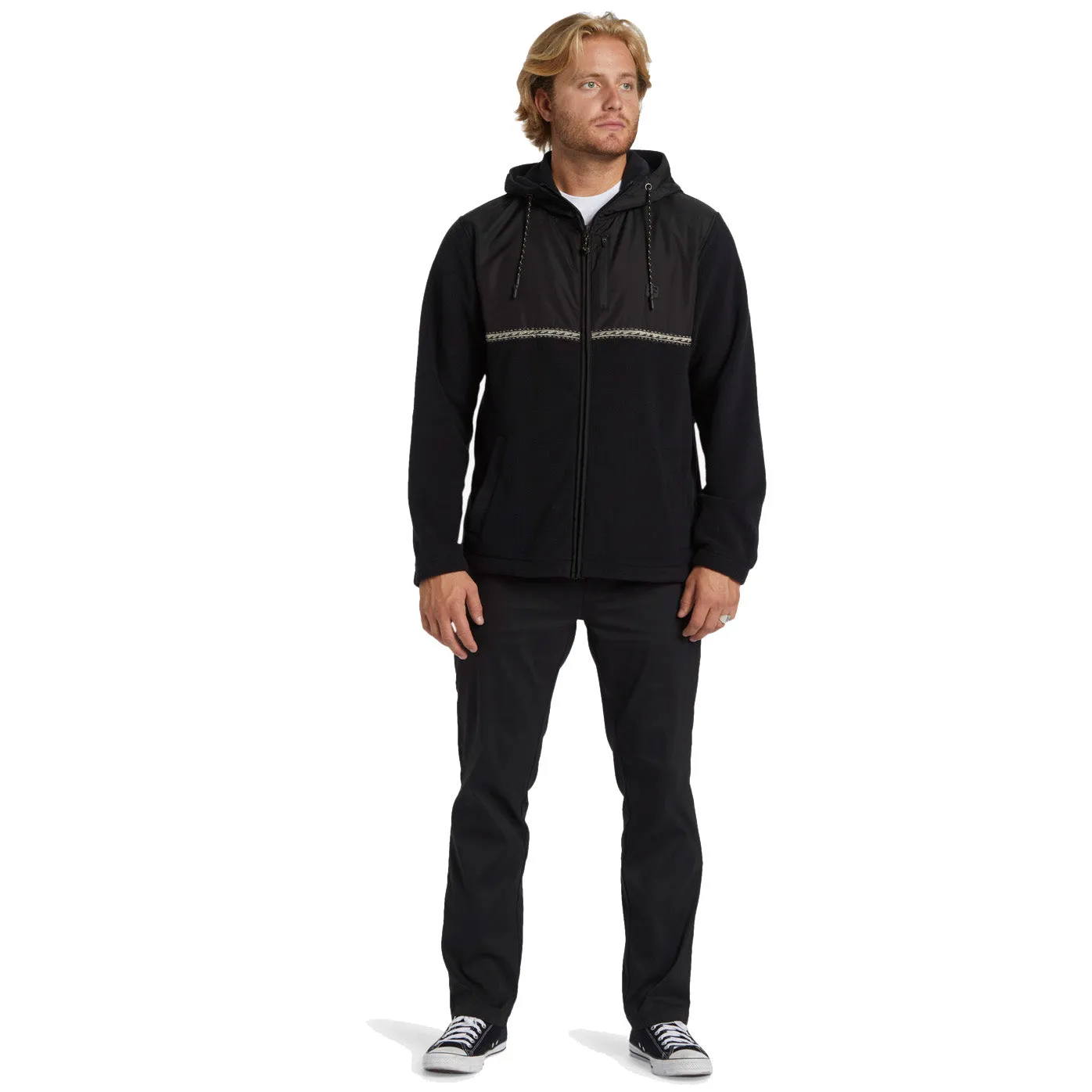 Boundary Lite Zip Hoodie - Black