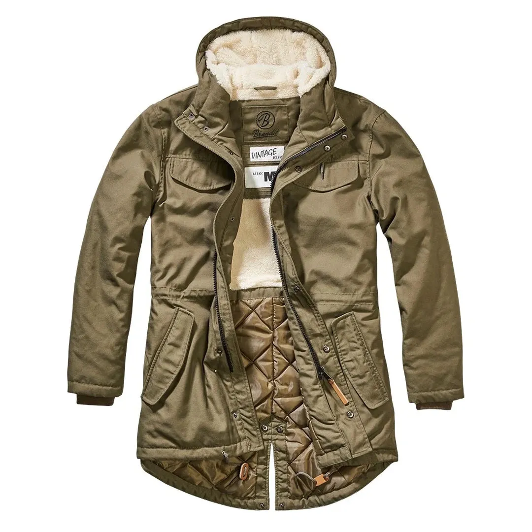 Brandit Marsh Lake Teddyparka Hooded Winter Jacket