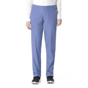 Carhartt Force Liberty Women's Flat Front Straight Leg Scrub Pant - Ceil Blue