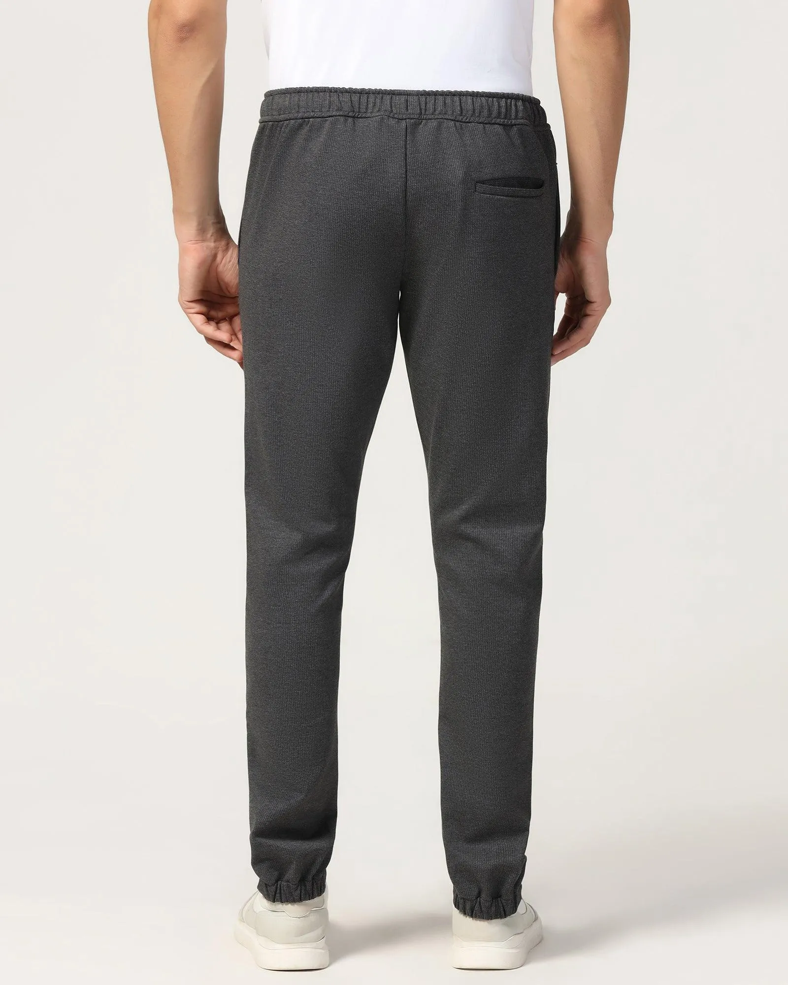 Casual Charcoal Solid Jogger - Labo