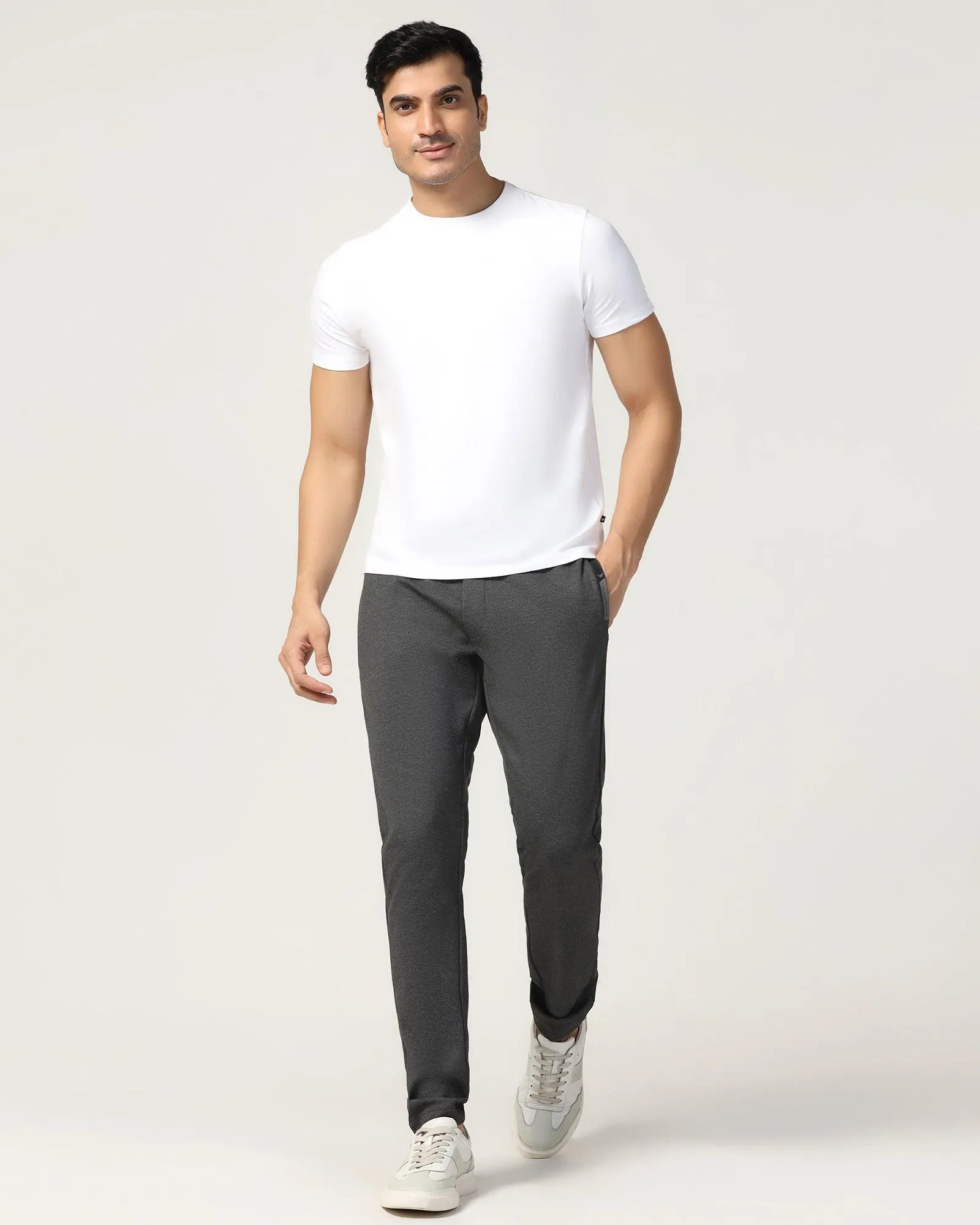 Casual Charcoal Solid Jogger - Labo