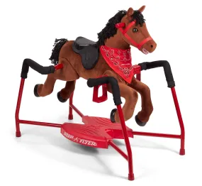 Chestnut: Plush Interactive Spring Riding Horse