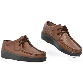 Grasshoppers Mid Brown Leather