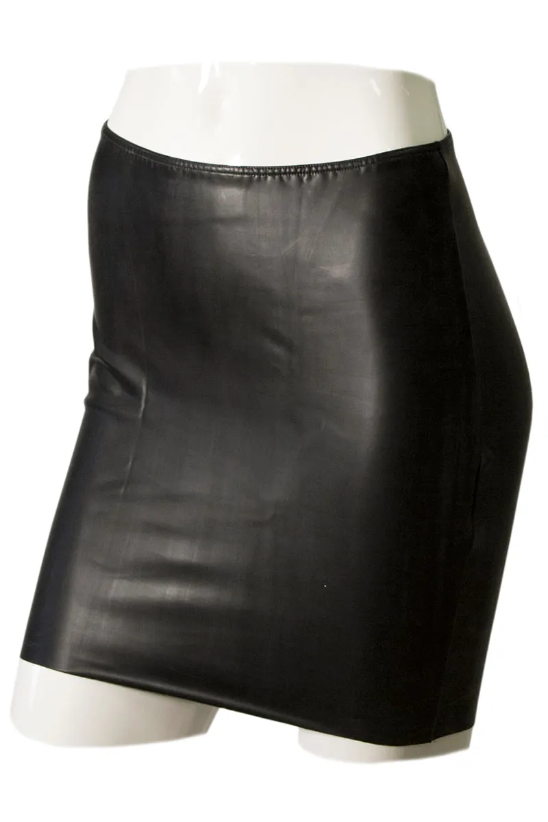 Guilty Pleasure Datex Skirt with Cut-Out Rear