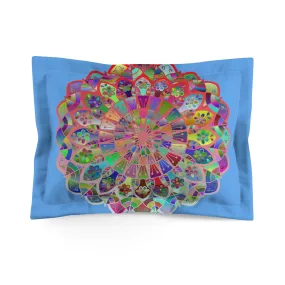 Handmade Mandala Art Microfiber Pillow Sham