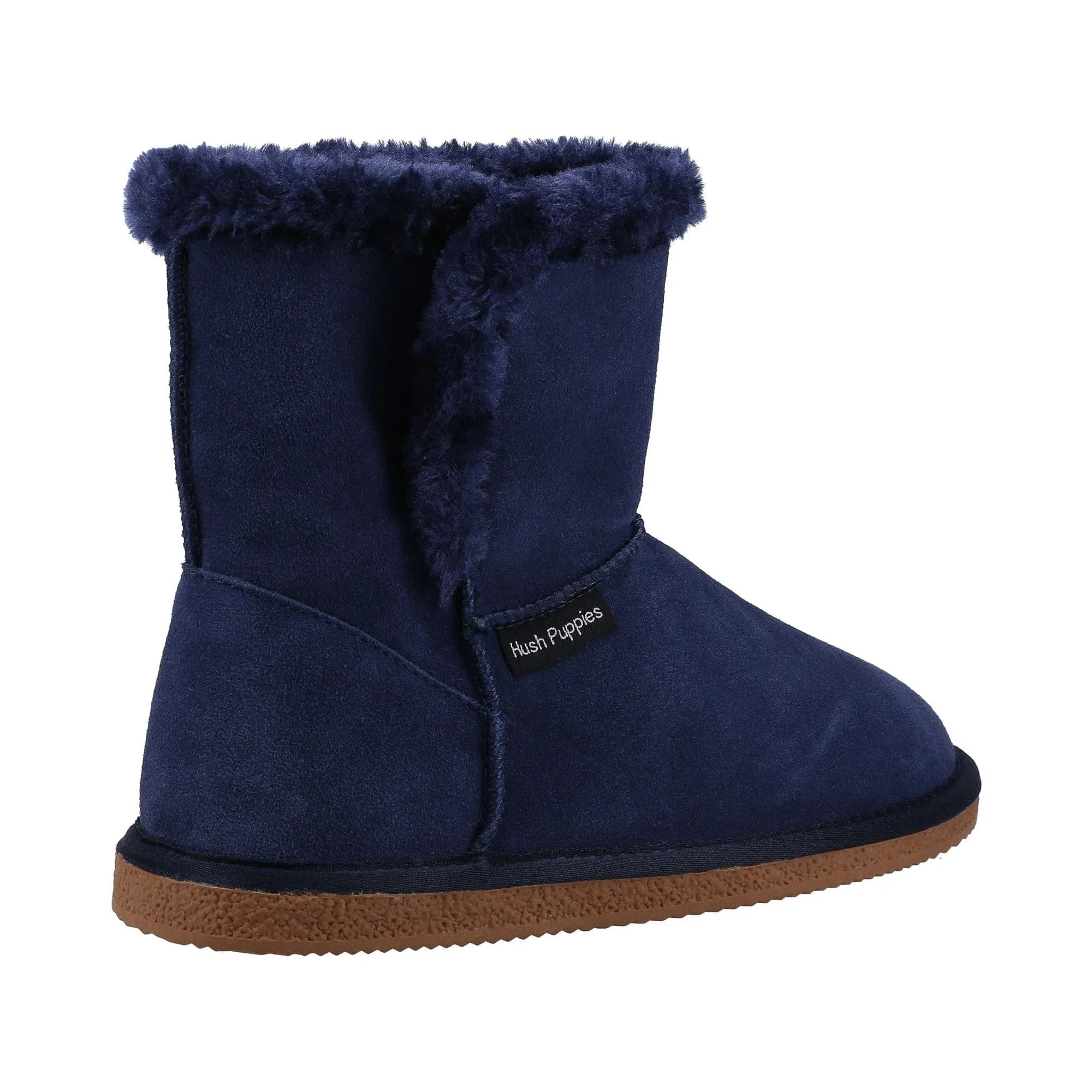 Hush Puppies Ashleigh Slipper Bootie - Navy