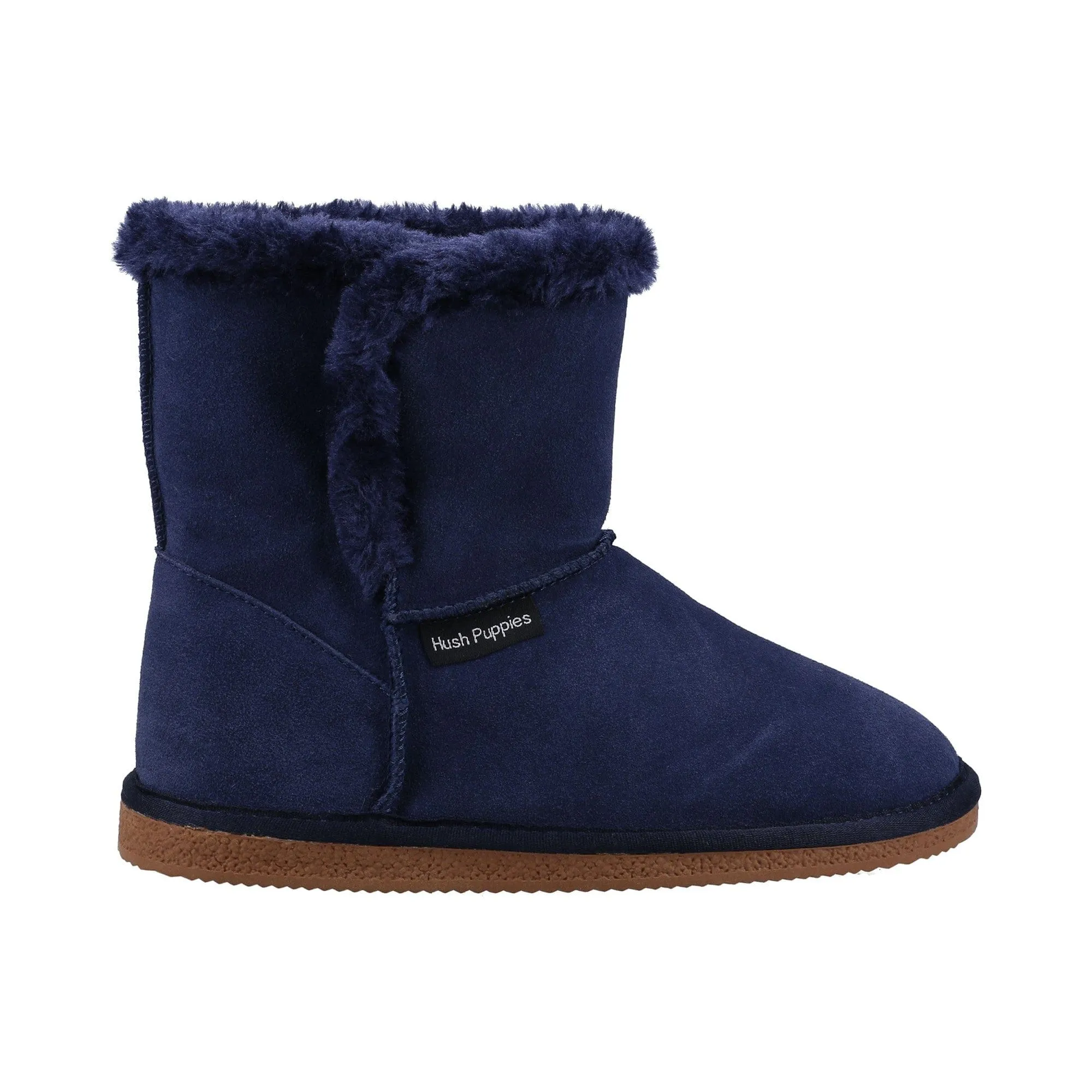 Hush Puppies Ashleigh Slipper Bootie - Navy