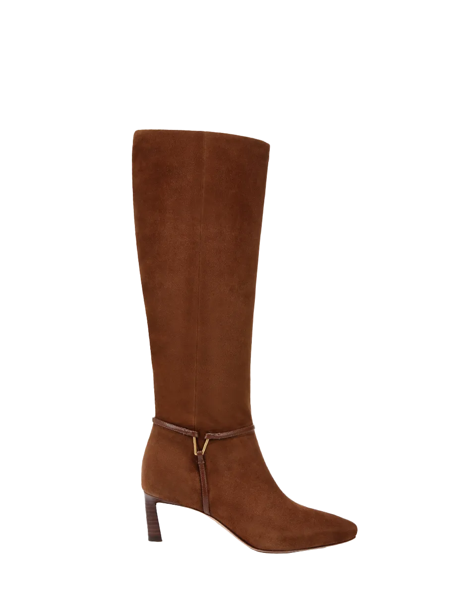 Kenzie Mid-Heel Tall Boot | Wide-Calf