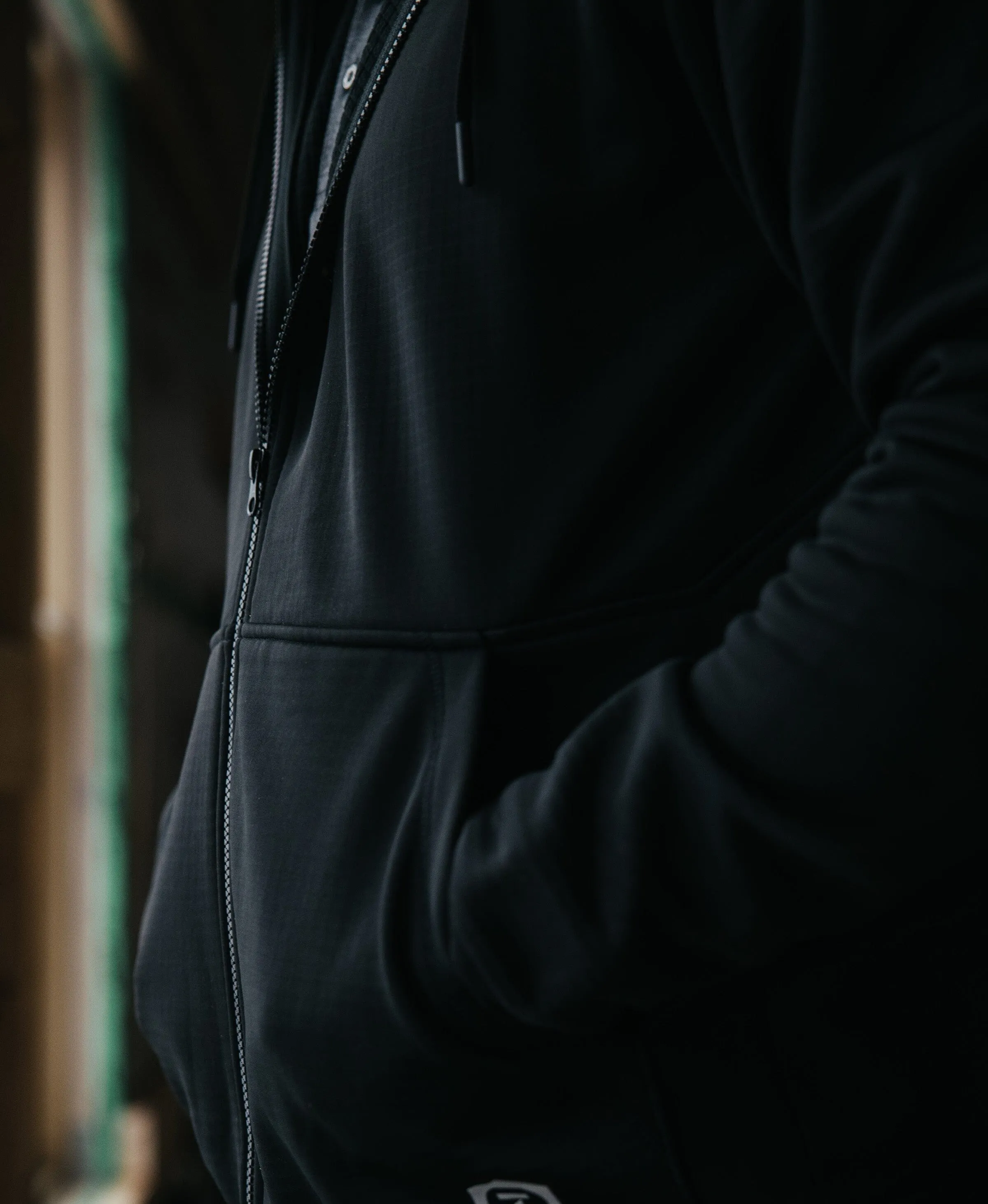 M2 Grid Zip Up Hoodie