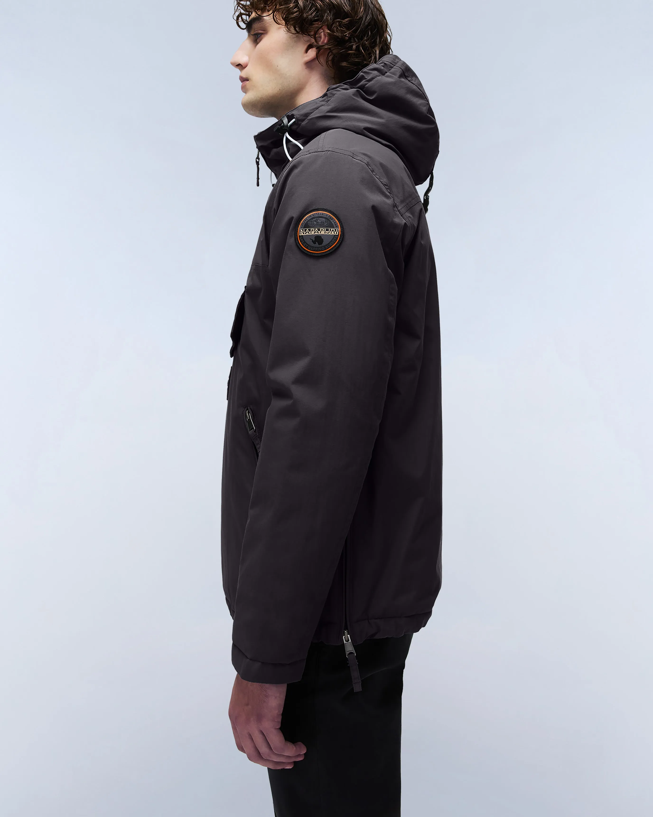 Napapijri Rainforest Pocket 2 Winter Anorak Jacket - Dark Grey