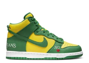 Nike SB Dunk High x Supreme 'By Any Means' (Brazil)