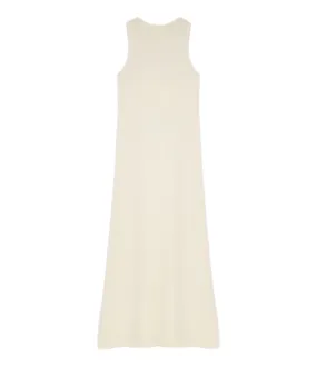 OPAQUE FINE VISCOSE MIDI-DRESS