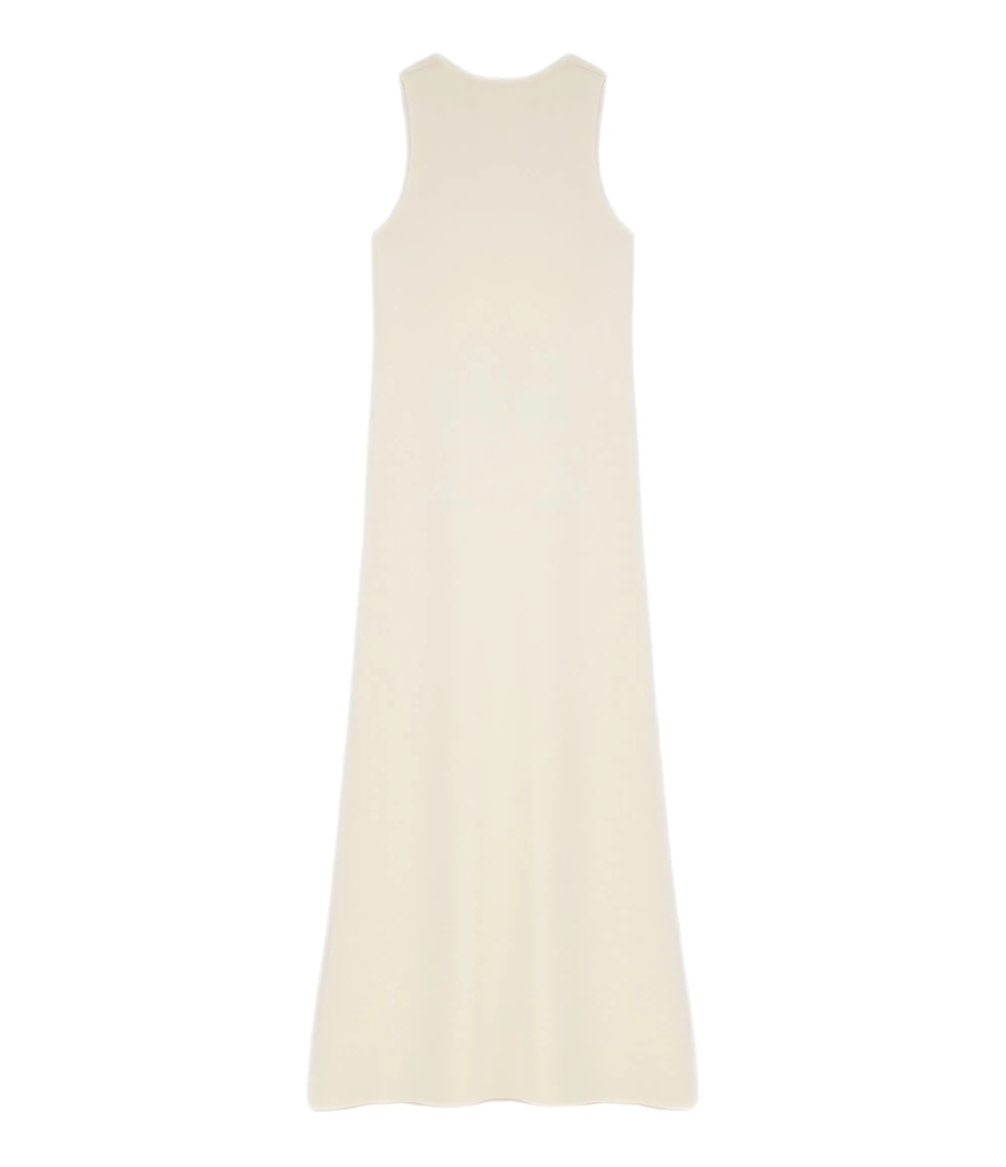 OPAQUE FINE VISCOSE MIDI-DRESS