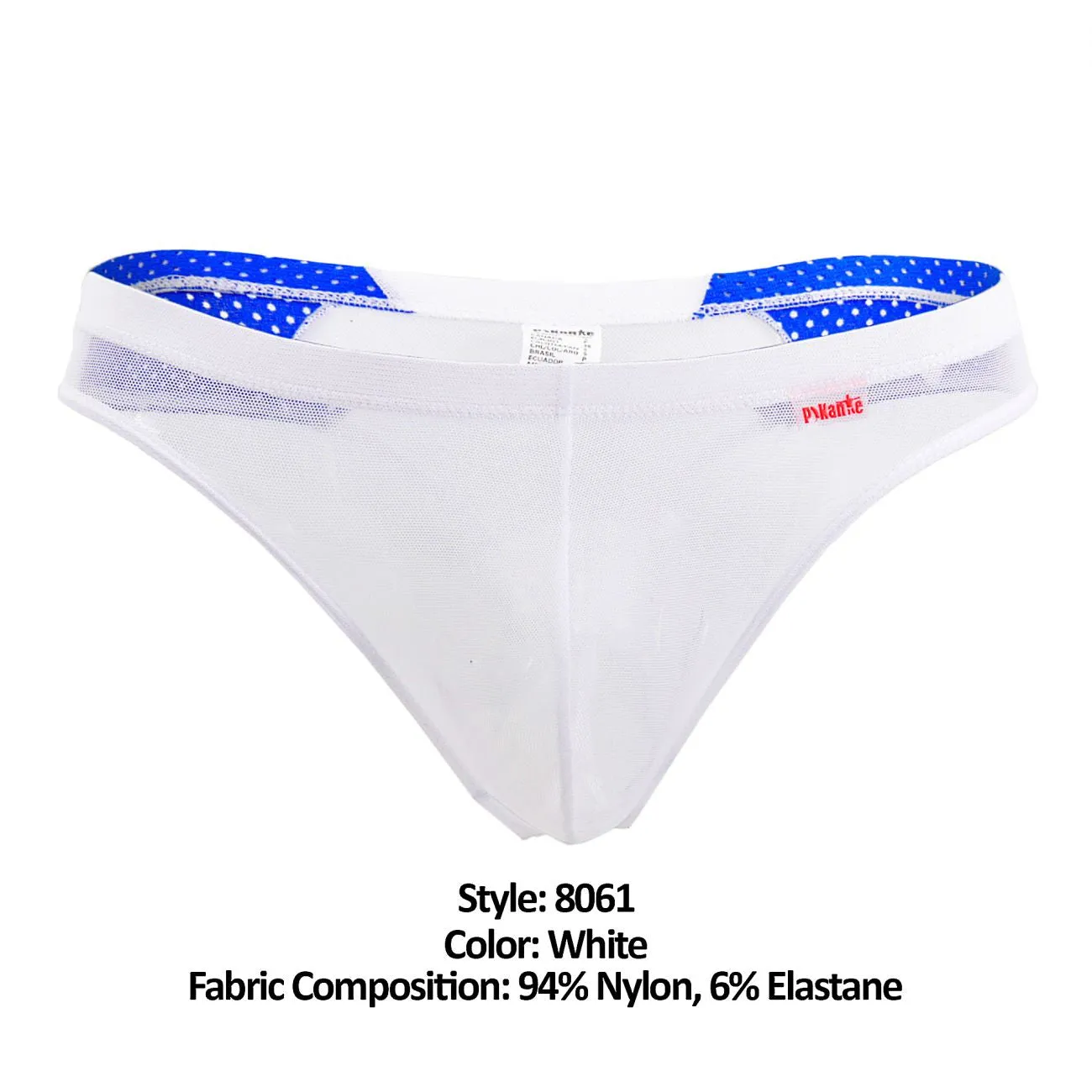 Pikante 8061 Infinite Thongs White