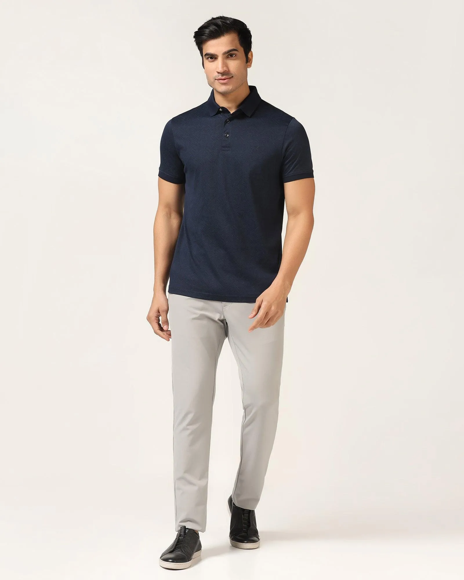 Polo Dress Blue Printed T-Shirt - Bradely