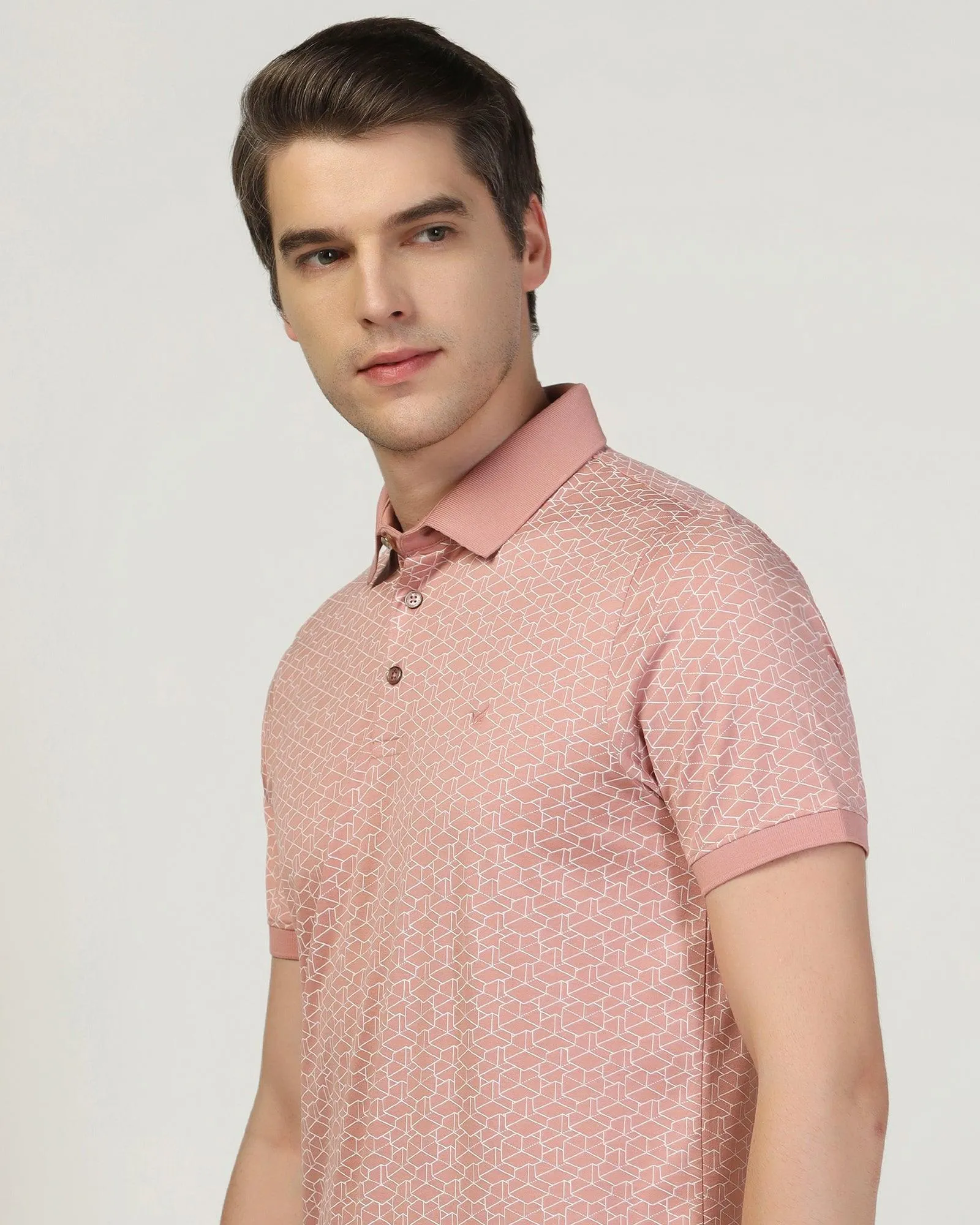 Polo Pink Printed T-Shirt - Timmy