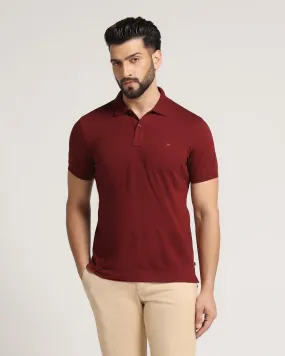 Polo Port Wine Stripe T-Shirt - Space