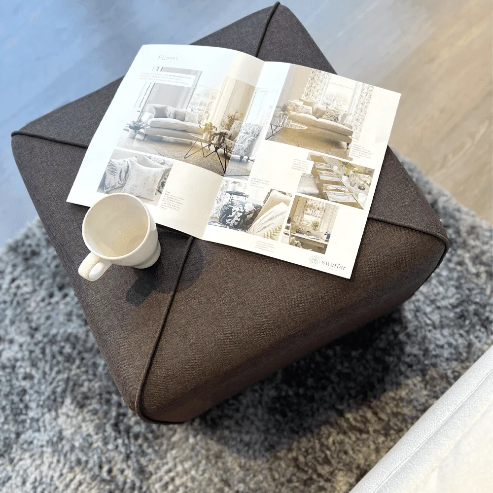 Sneek Fabric Ottoman by Zest Livings