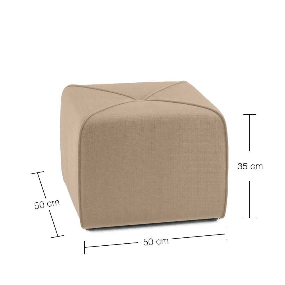 Sneek Fabric Ottoman by Zest Livings