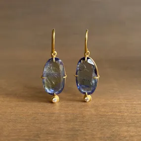 Tanzanite & Diamond Earrings