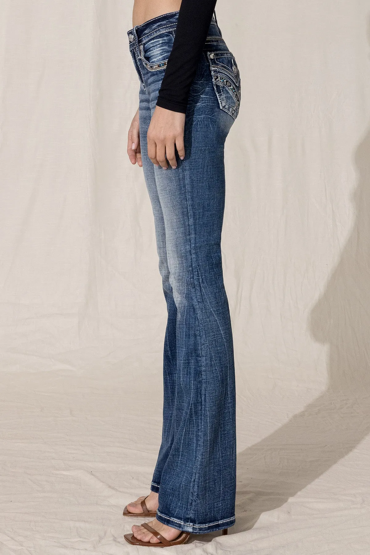 Tribal Road Bootcut Jeans