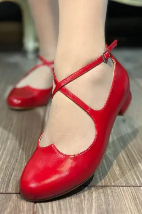 Vixen Ballerina Shoe (Red)