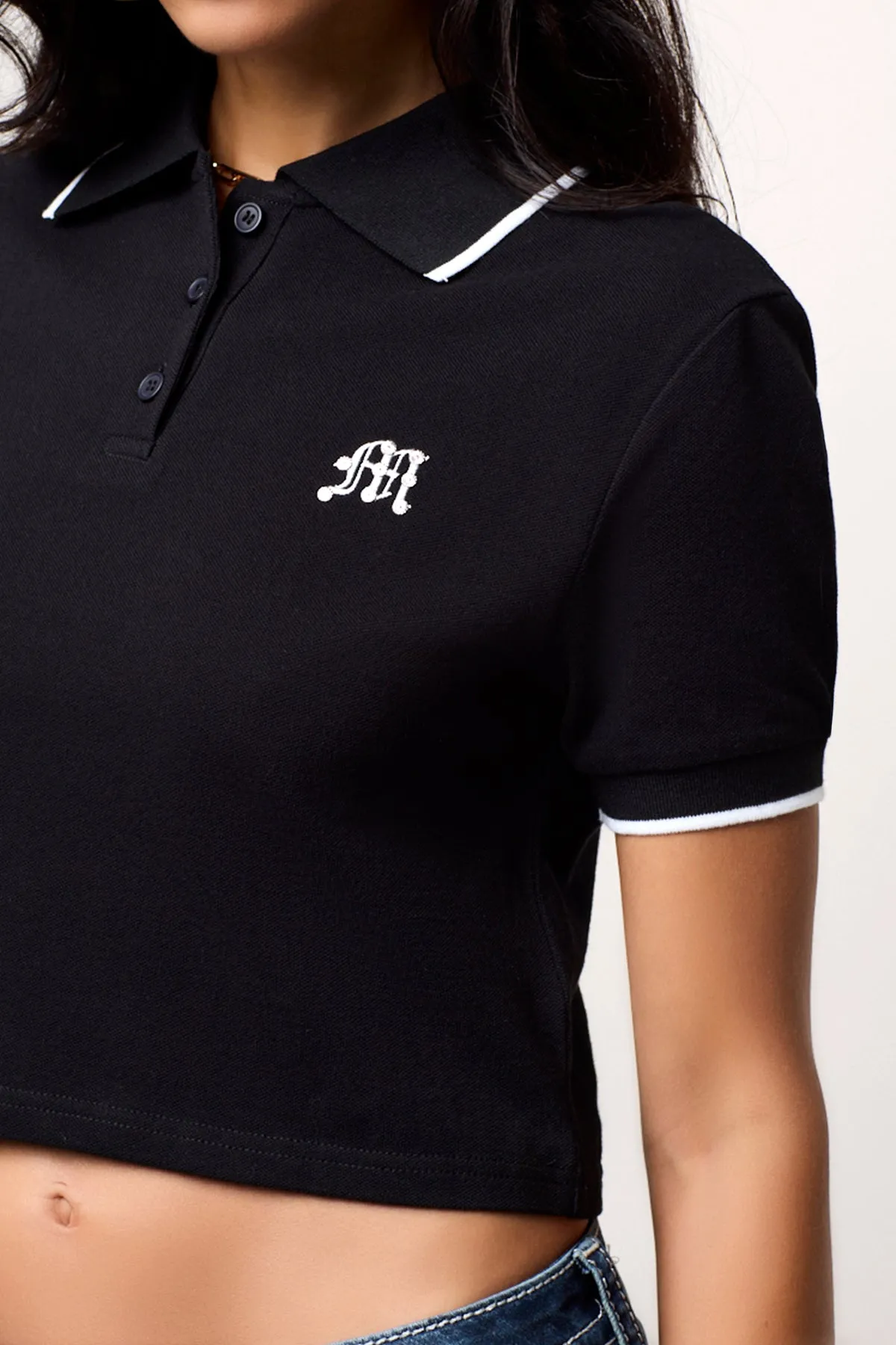 Waldorf Cropped Polo Shirt