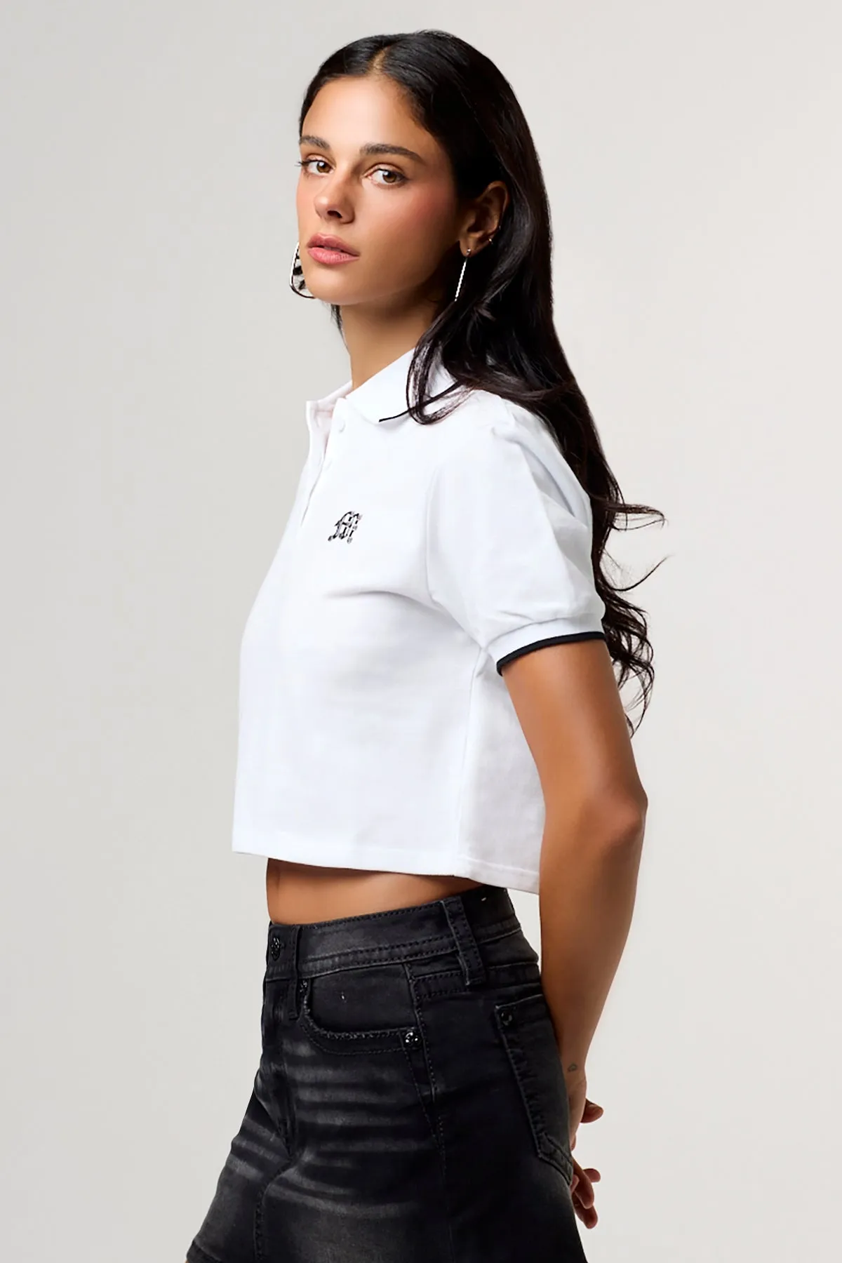 Waldorf Cropped Polo Shirt