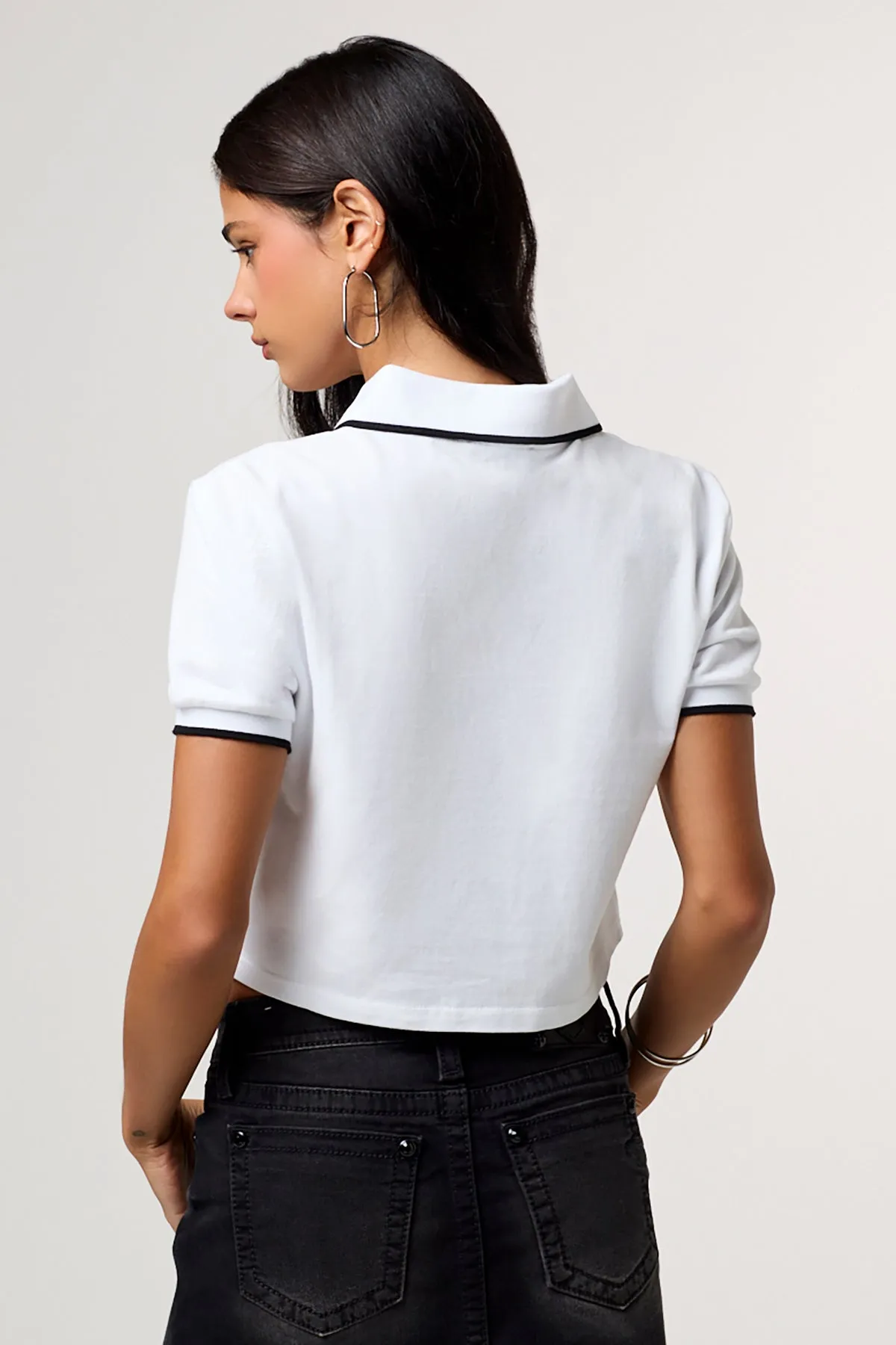 Waldorf Cropped Polo Shirt