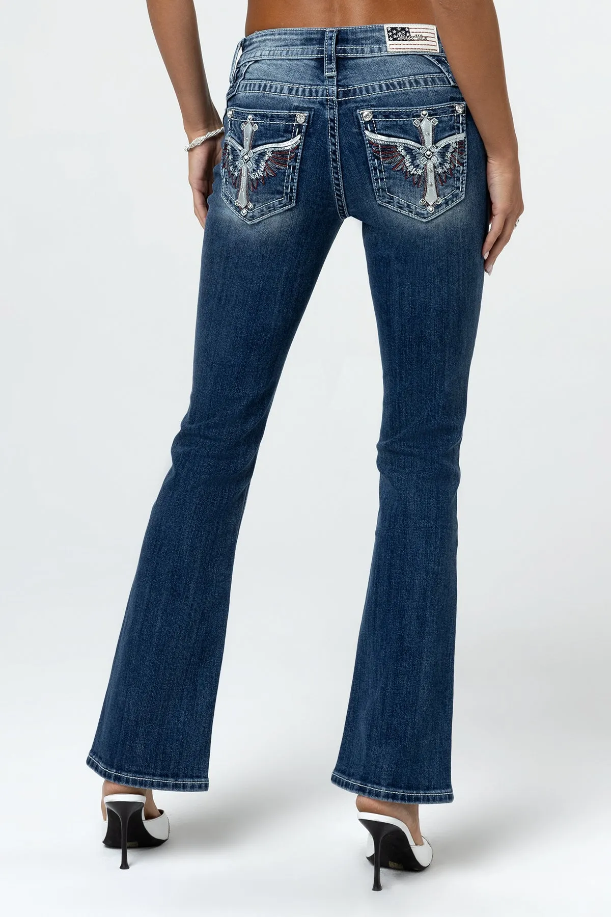 Winged Spirit Bootcut Jeans