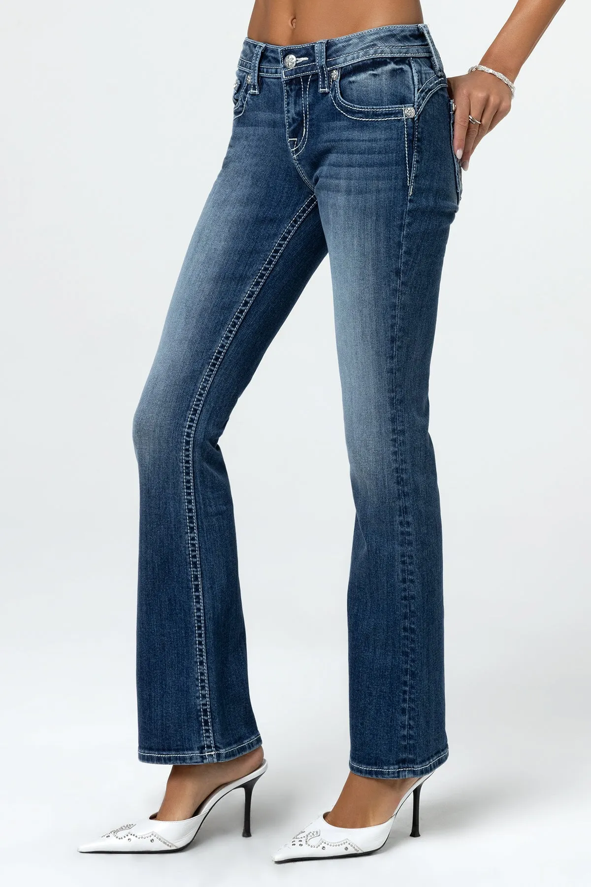 Winged Spirit Bootcut Jeans