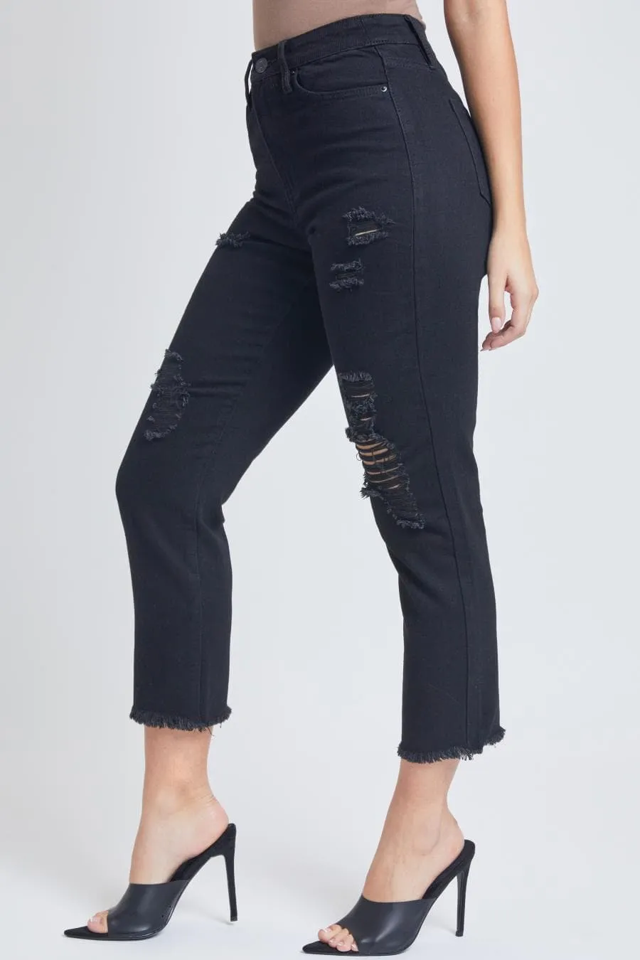 Women's Dream Straight Leg Jeans with Raw Hem